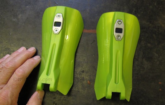As with the original boot parts, the swap parts have a left and a right. As with the original boot parts, the swap parts have a left and a right.