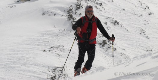Our friend Erich who hosted us on this trip, reaching the summit. Our friend Erich who hosted us on this trip, reaching the summit.