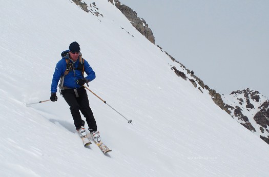 Scott skiing the One. Lou rode them as well.