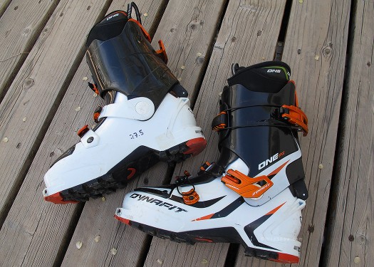 One combines a fairly conventional 'shoe' with Dynafit attempt to disrupt the way uppers are usually constructed. One combines a fairly conventional 'shoe' with Dynafit attempt to disrupt the way uppers are usually constructed.