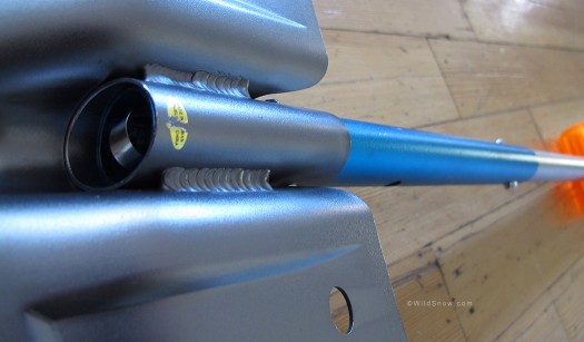 BCA B Series shovel blade and shaft interface. BCA B Series shovel blade and shaft interface.