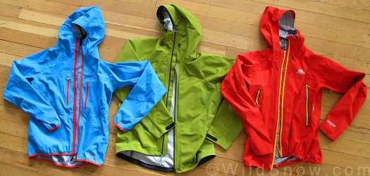 Left to right, Dynafit Patroul GTX, Westcomb Shift Hoody, Mountain Equipment Firefox. Left to right, Dynafit Patroul GTX, Westcomb Shift Hoody, Mountain Equipment Firefox.