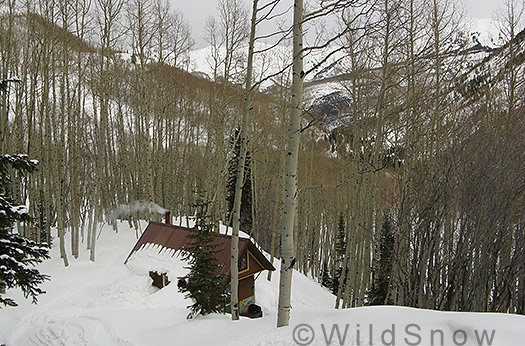 WildSnow Field HQ 'tiny house' has solar electric. WildSnow Field HQ 'tiny house' has solar electric.