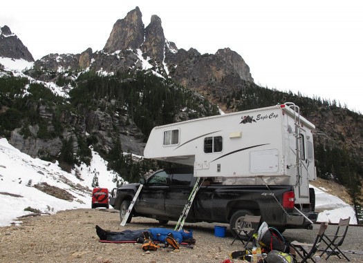 Loving having our camper at the trailheads, and the sunshine napping was tested by Louie.