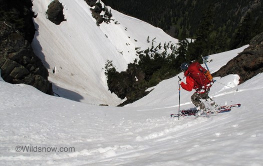Stefan taking the first few turns.