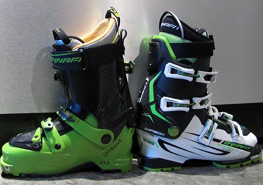 Vulcan to left with Dynafit Titan Ultralight to right, free ski for sure. Vulcan to left with Dynafit Titan Ultralight to right, free ski for sure.