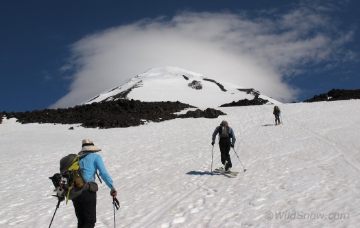 On the uptrack, about halfway. Summit looks close, but it is far. Ten hours round trip for us. On the uptrack, about halfway. Summit looks close, but it is far. Ten hours round trip for us.