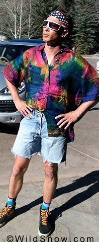 Thousand dollar Joe in two dollar thrift store outfit. Thousand dollar Joe in a two dollar thrift store outfit.