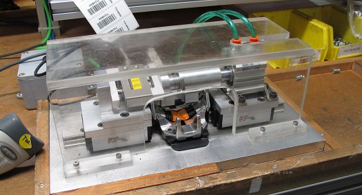 Toe unit tester for Onyx backcountry skiing binding. Toe unit tester for Onyx backcountry skiing binding.