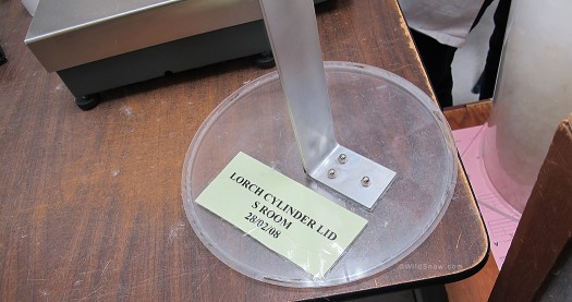 Lorch test is named after the laboratory supply company that makes the plastic cylinder. Lorch test is named after the laboratory supply company that makes the plastic cylinder.