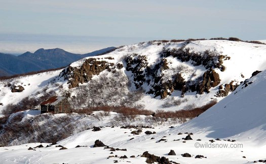 Refugio Garganta del Diablo, below the Volcanoes of Chillan Refugio Garganta del Diablo, below the Volcanoes of Chillan