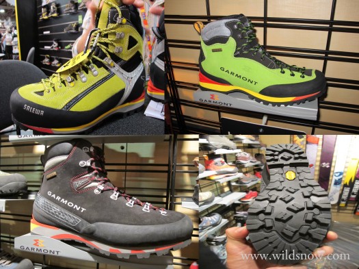 Garmont and Salewa both have sturdy all-purpose alpine boots to look forward to in 2013. Loud Euro colors will be flying past you at the nearest trailhead come next year. Garmont and Salewa both have sturdy all-purpose alpine boots to look forward to in 2013. Loud Euro colors will be flying past you at the nearest trailhead come next year.