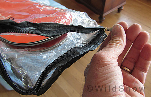 DPS unzipped for backcountry skiing. DPS unzipped for backcountry skiing.