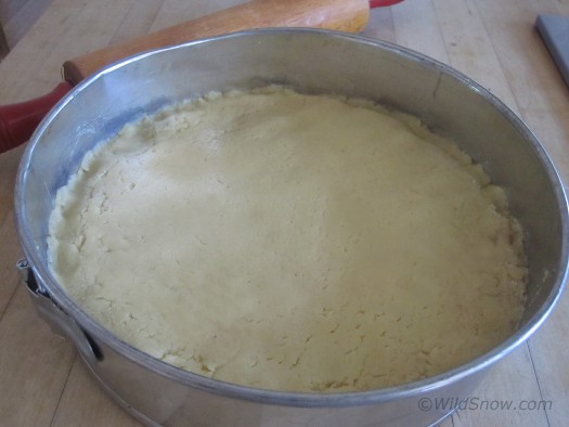 Place dough on top. Place dough on top.