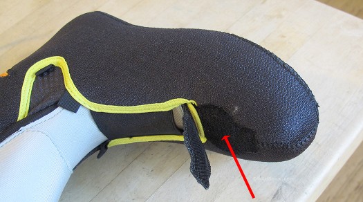 Intuition includes this velcro removable tongue feature on some liners. In the past Intuition includes this velcro removable tongue feature on some liners. In the past