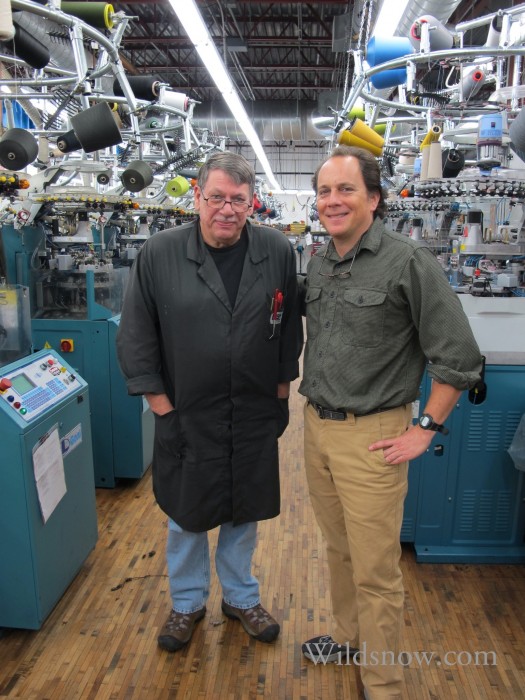 All employees live within a half an hour of the factory and some employees like Harvey, pictured to the left besides Ric Cabot, have been with the company from the start. Darn Tough is truly a family business and it shows all around. If you want to see proud American workers look no further then this little factory in Vermont. All employees live within a half an hour of the factory and some employees like Harvey, pictured to the left besides Ric Cabot, have been with the company from the start. Darn Tough is truly a family business and it shows all around. If you want to see proud American workers look no further then this little factory in Vermont.