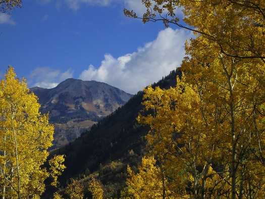 A view across the valley to Mt. Daly, a lovely ski during the spring. A view across the valley to Mt. Daly, a lovely ski during the spring.