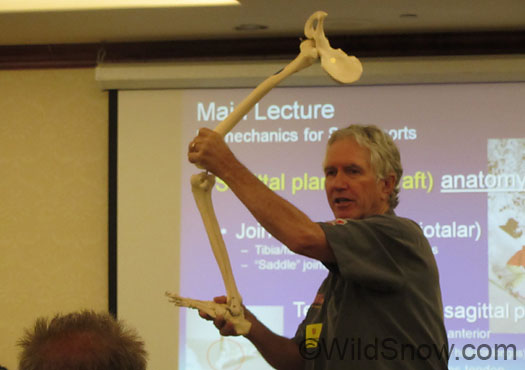 Masterfit University instructor Bob Gleason (Telluride and Taos) kicked off the morning. Masterfit University instructor Bob Gleason (Telluride and Taos) kicked off the morning