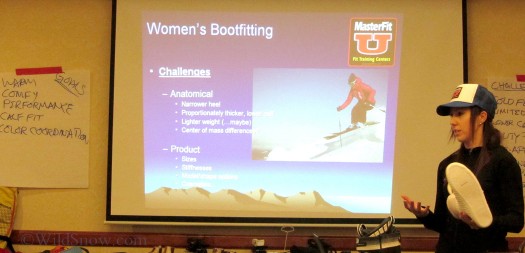 Complexities of female specific boot fitting explained. Complexities of female specific boot fitting explained.