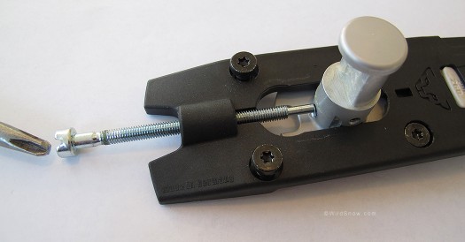 To remove the trapped brake, you have to back out the length adjustment screw. Easier said than done. To remove the trapped brake, you have to back out the length adjustment screw. Easier said than done.