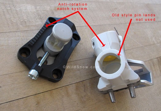 Breakdown of Speed Radical showing anti rotation features. Breakdown of Speed Radical showing anti rotation features.