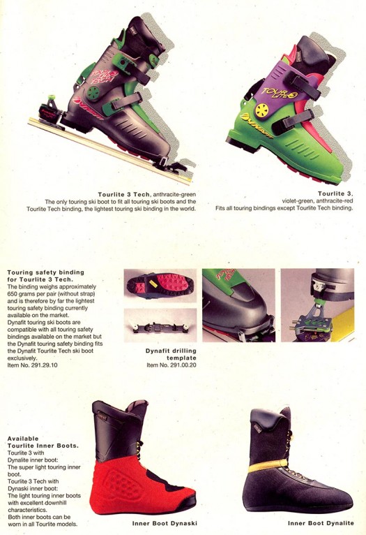 1994-1995 Dynafit Catalog, page 18. 1994-1995 Dynafit Catalog, page 18.