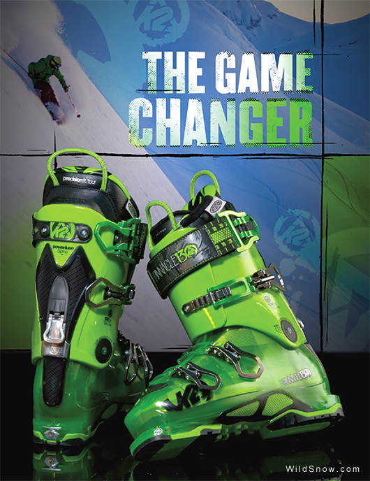 K2 Pinnacle freeride backcountry skiing boot. K2 Pinnacle freeride backcountry skiing boot.