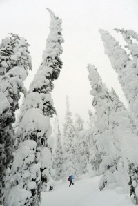 Ski touring out of Valhalla's Ruby Creek Lodge, Michael Kennedy photo Ski touring out of Valhalla's Ruby Creek Lodge, Michael Kennedy photo