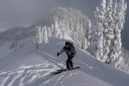 The camera kept wanting this one, that's Dom on Ruby Peak
