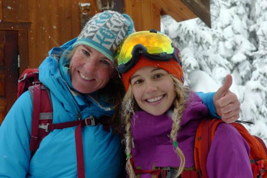 Julie Kennedy and Caroline Bleich at Vallhalla Mountain Touring this past week. Julie Kennedy and Caroline Bleich at Vallhalla Mountain Touring this past week.