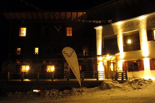 Refugio Fanes looked like this when we got there. Refugio Fanes looked like this when we got there.