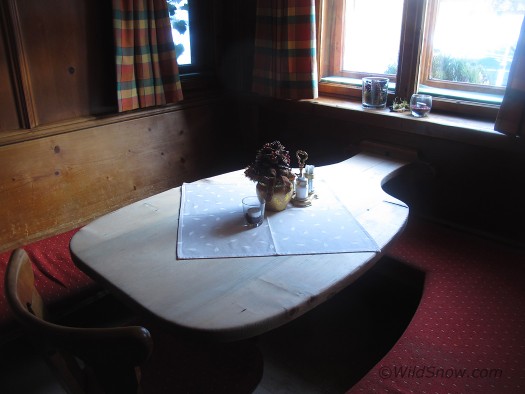 Gast Haus table Gast Haus table
