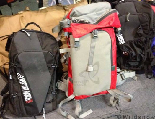 Mystery Ranch Zeppelin, Blackjack, and another Zeppelin with the helmet carry mesh deployed (tucks away conveniently). These packs feel bombproof. Mystery Ranch Zeppelin, Blackjack, and another Zeppelin with the helmet carry mesh deployed (tucks away conveniently). These packs feel bombproof.