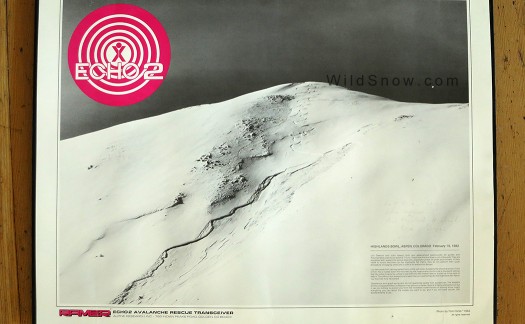 Poster of Highland Bowl avalanche 1982. Poster of Highland Bowl avalanche 1982.