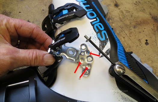 Salomon Quest adjustable buckle position. Salomon Quest adjustable buckle position.