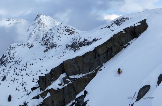 Bobby slashing the north face of Frodo.