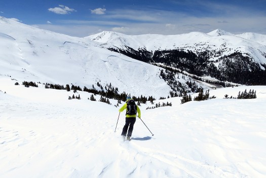 Skiing safe zone east of the avalanche accident site. This may have been where the victims were intending to go. Skiing safe zone east of the avalanche accident site. This may have been where the victims were intending to go.
