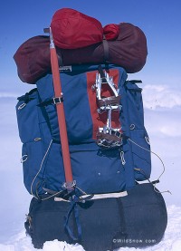 During his photography on Denali, Pimmy liked taking photos of his pack in lieu of self portraits. During his photography on Denali, Pimmy liked taking photos of his pack in lieu of self portraits.