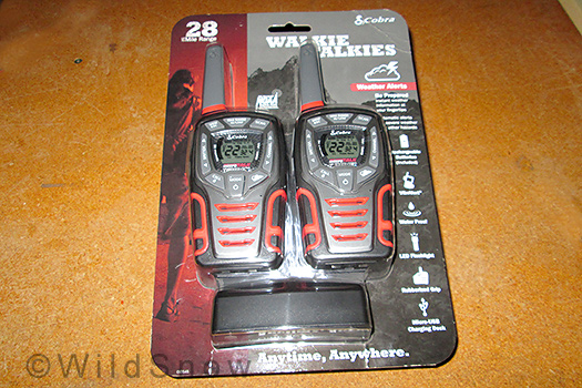 In the blister pack, Cobra CXT545 is the classic budget FRS/GMRS handheld. In the blister pack, Cobra CXT545 is the classic budget FRS/GMRS handheld.