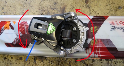 Another view of Beast toe, circular arrows indicate how the turntable rotates. Another view of Beast toe, circular arrows indicate how the turntable rotates.