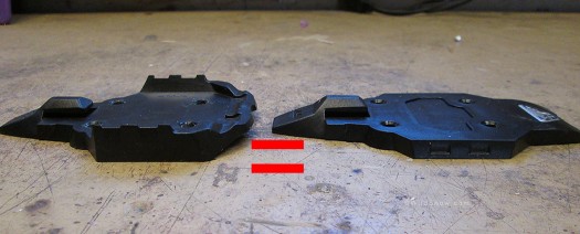 Radical FT (left) and ST toe plates (OEM) appear to be different thicknesses. Would be proof God exists if one was thicker than the other and could be used as a shim, but alas, in support of the agnostics amongst us they're both only 6.3 mm thick in support of the binding. Radical FT (left) and ST toe plates (OEM) appear to be different thicknesses. Would be proof God exists if one was thicker than the other and could be used as a shim, but alas, in support of the agnostics amongst us they're both only 6.3 mm thick in support of the binding.