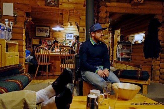 Lars Andrews and guests chilling in the Whitecap lodge. Lars started skiing when he was 5 and spent a lot of time in this lodge Lars Andrews and guests chilling in the Whitecap lodge. Lars started skiing when he was 5 and spent a lot of time in this lodge
