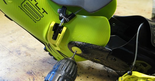 I remove cuff rivets by first drilling a centered pilot hole with a fairly small drill bit. You then grind the rivet from either inside the boot or outside. Spraying with water keeps things cool, thus preventing damage to the boot shell. I remove cuff rivets by first drilling a centered pilot hole with a fairly small drill bit.