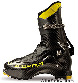 La Sportiva Stratos race boot. La Sportiva Stratos race boot.