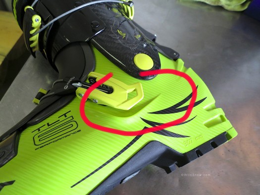 Main order of business is the pesky side buckle. Main order of business is the pesky side buckle. Solution is some sort of swap to a buckle that rides on top of the boot tongue.