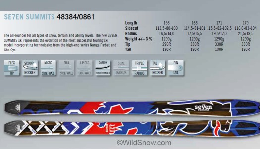 7-Summits used to be THE go-to touring ski. Will the new version deliver? Quite possibly. 7-Summits used to be THE go-to touring ski. Will the new version deliver? Quite possibly.