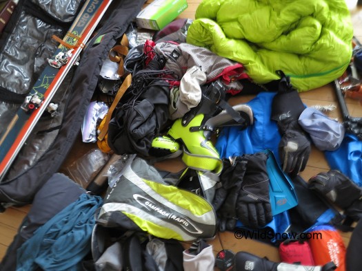 My method of packing involves a series of memorized checklists, with everything thrown into a heap for later scientific packing. My method of packing involves a series of memorized checklists, with everything thrown into a heap for later scientific packing.