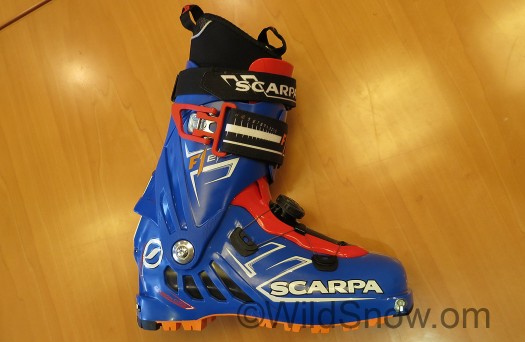 Scarpa F1 Evo to be retailed 2014-15 comes in at claimed weight of <> 1,130 grams, size 27. Features 'Tronic No Hand' mode changer, more. Scarpa F1 Evo to be retailed 2014-15 comes in at claimed weight of <> 1,130 grams, size 27. Features 'Tronic No Hand' mode changer, more.
