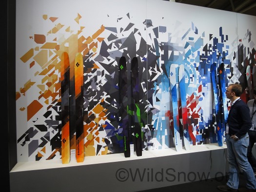No joke here, Black Diamond's impressive booth has what I think is the best ski display graphics I've ever seen at a ski show. Just beautiful. Wildsnow ISPO Award: For Sure. No joke here, Black Diamond's impressive booth has what I think is the best ski display graphics I've ever seen at a ski show. Just beautiful. Wildsnow ISPO Award: For Sure.