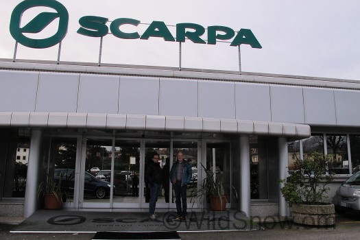 We are excited to have been guests of Scarpa and the Parisotto family. That's me with CEO Sandro in front of their main Asolo, Italy factory and offices. We are excited to have been guests of Scarpa and the Parisotto family. That's me with CEO Sandro in front of their main Asolo, Italy factory and offices.